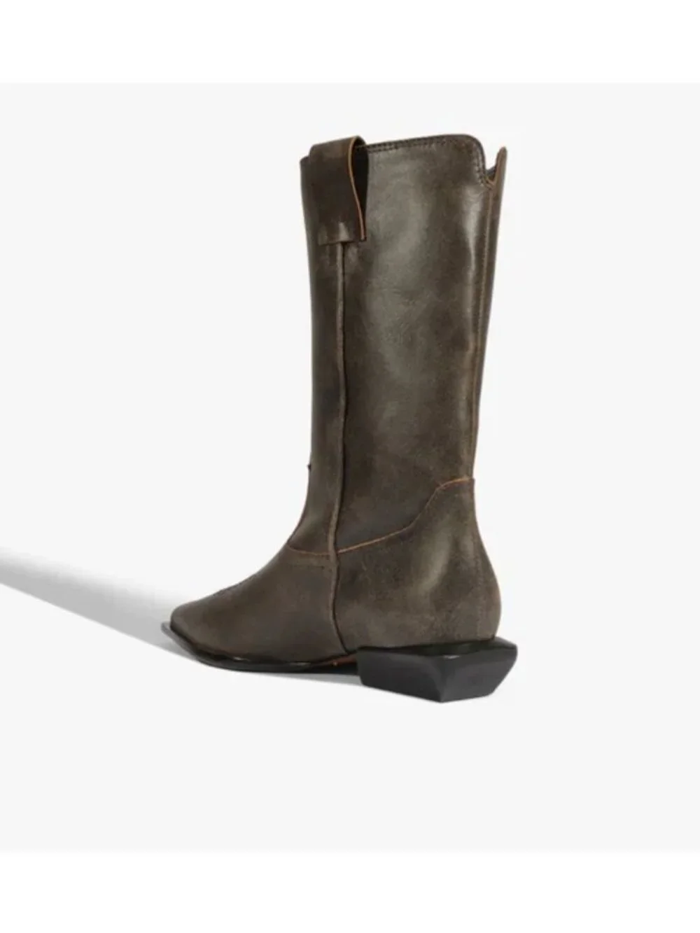 Schutz Ashley Leather Bootie - Picture 3 of 4